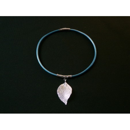 Silver Leave Necklace