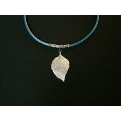 Silver Leave Necklace