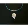 Silver Leave Necklace